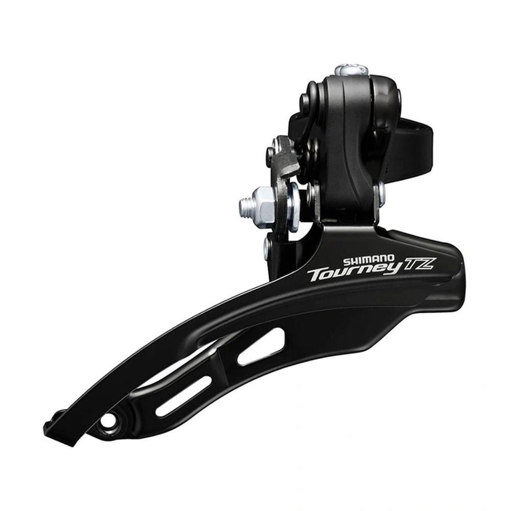 Desviador Delantero para Bicicleta Shimano 31.8 mm 48D FD-TZ510 Negro