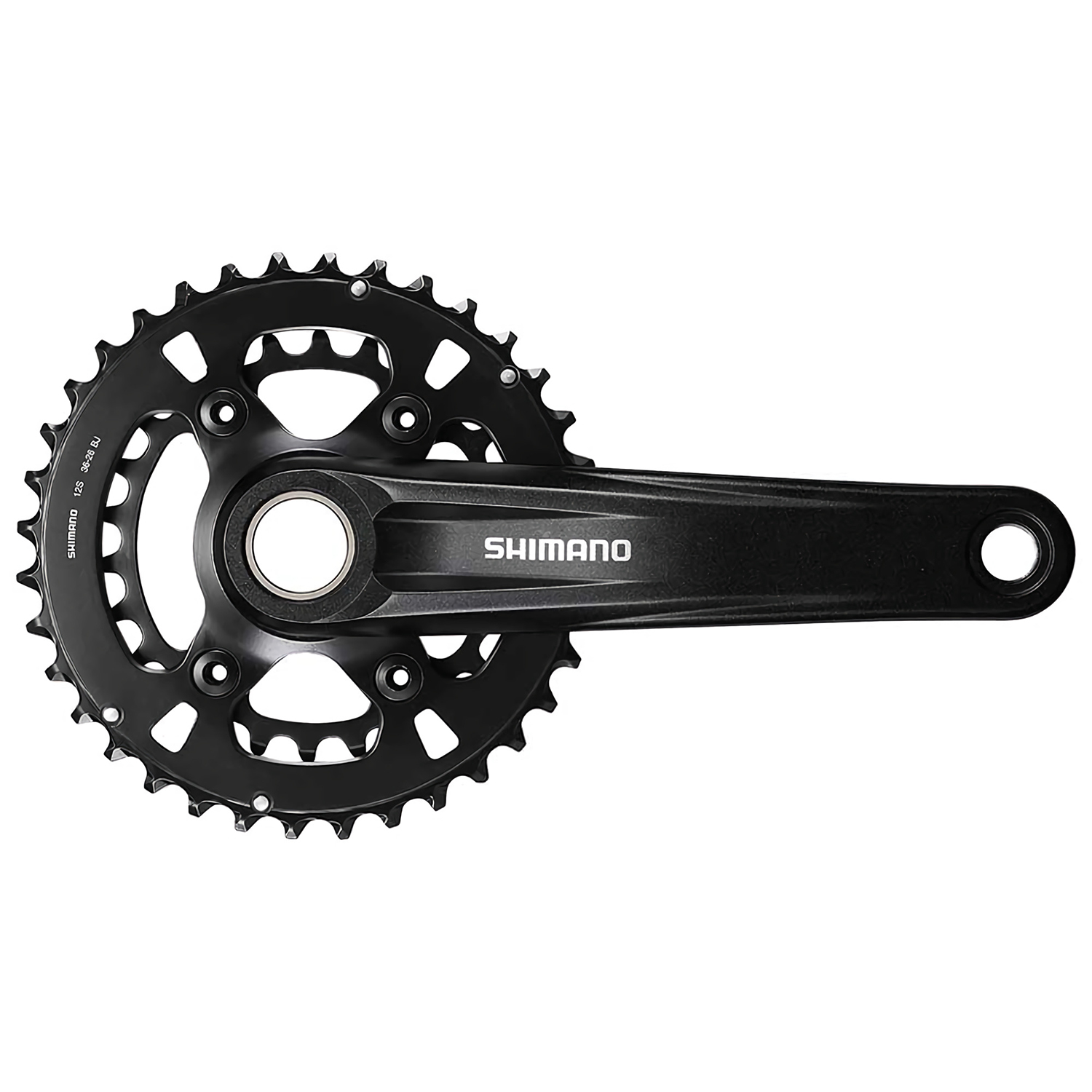 Foto 2 pulgar | Multiplicación para Bicicleta Shimano Fc-mt610-2 175mm 26-36t 12 Vel color Negro