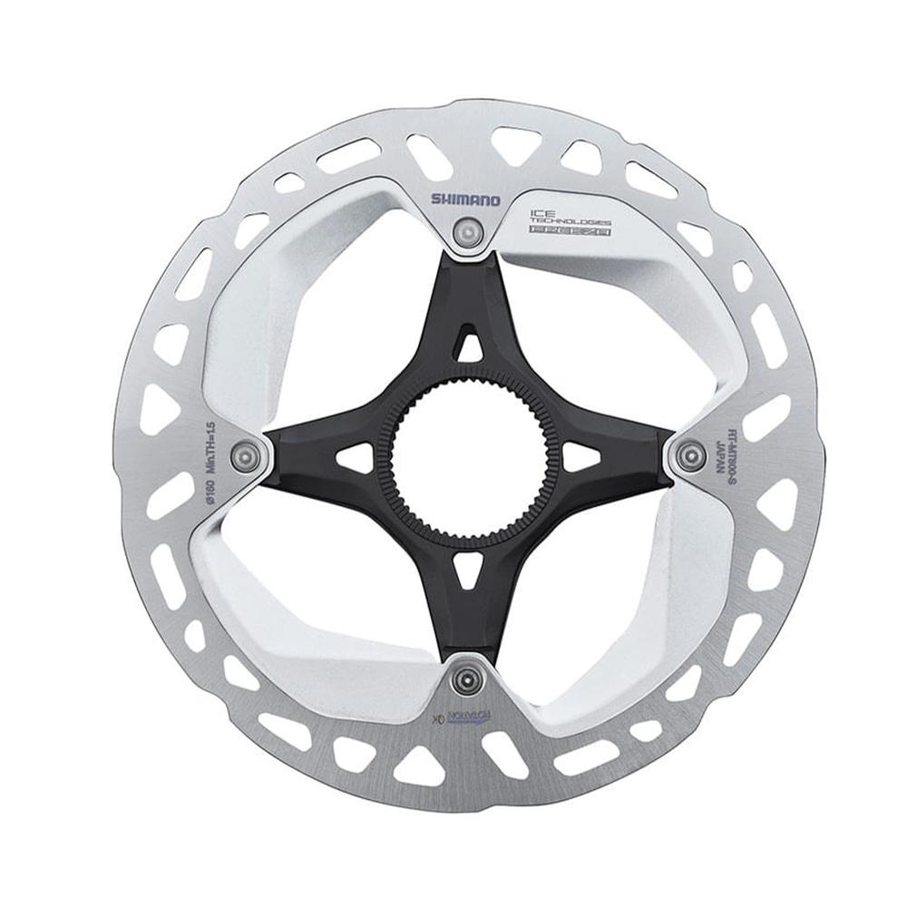 Rotor Para Bicicleta Shimano 160mm 105 Centerlock Rt-mt800 Color Blanco