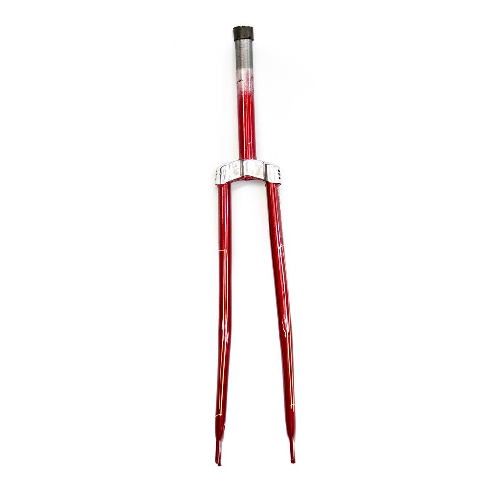 Foto 3 pulgar | Suspensión Rígida para Bicicleta Mariluz R28 Turismo De Fierro color Rojo