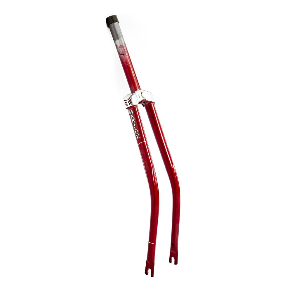 Foto 4 pulgar | Suspensión Rígida para Bicicleta Mariluz R28 Turismo De Fierro color Rojo