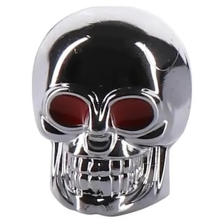 Foto 1 | Calaveras Para Puños De Bicicleta Cromado Calaveras Genérico