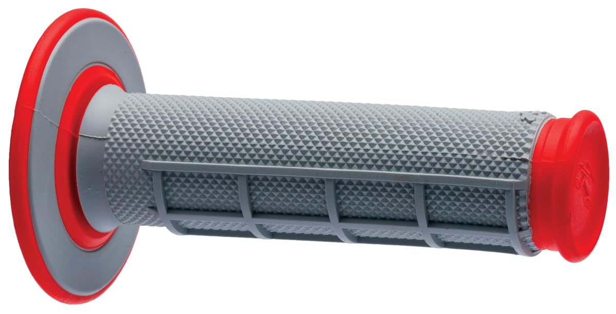 Foto 2 pulgar | Gofre Grips Renthal G156 Con Forma De Diamante O Medio Gofre  Gris Y Rojo  Compuesto Doble - Venta Internacional.