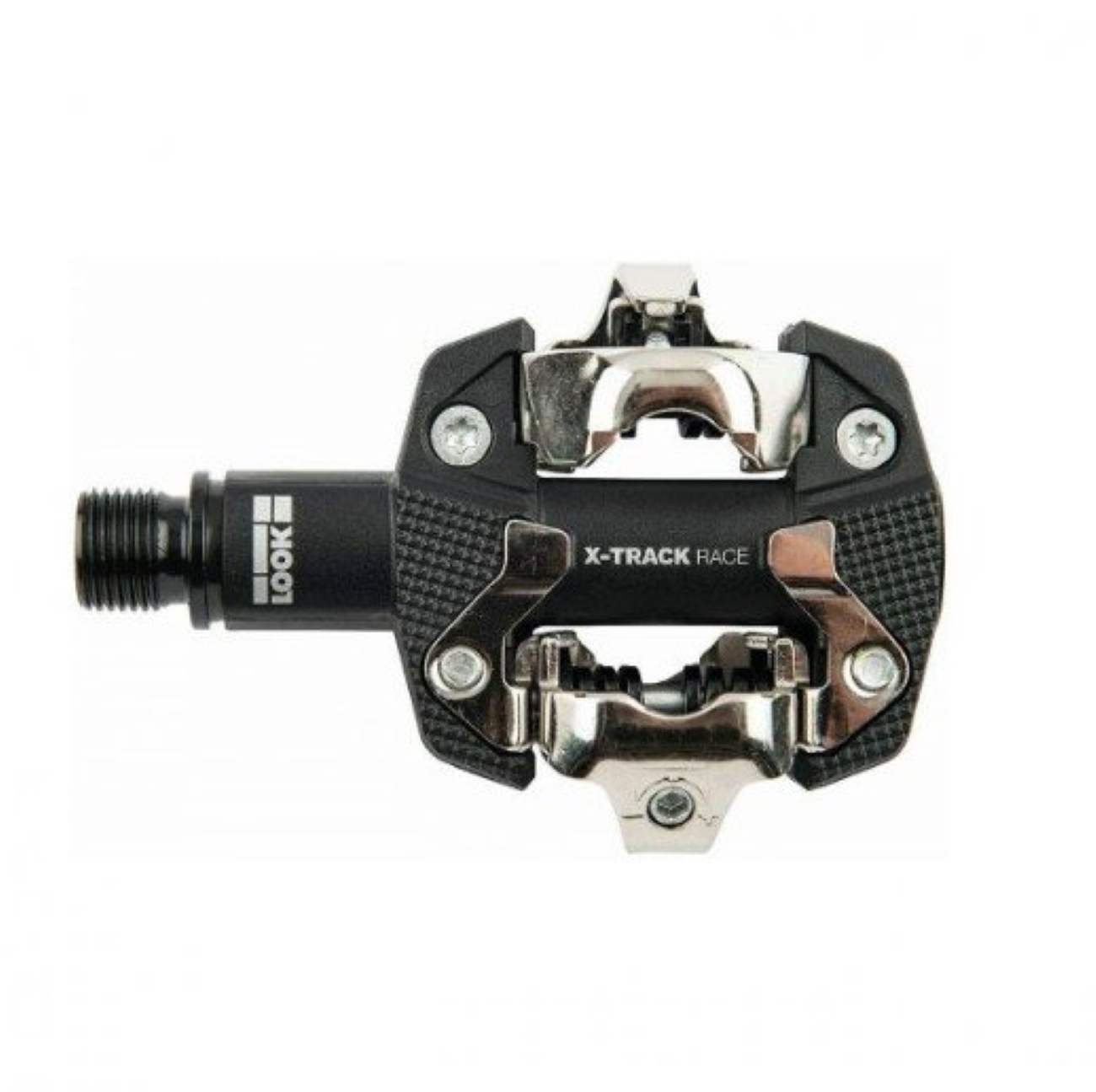 Pedales Look Mtb X-Track Race Contacto Spd color Negro