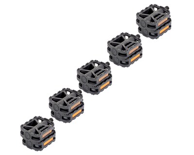 Foto 1 | Paquete 5 Pares Pedales Para Bicicleta Mtb Tpx De Plástico 9/16 Con Reflejante