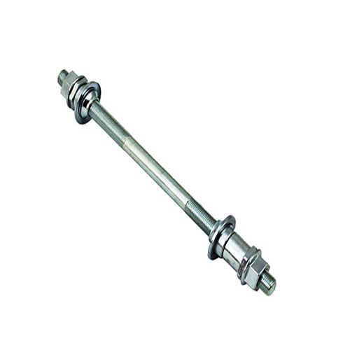 Eje Trasero Para Bicicleta Genérica 3/8v210mm Plata