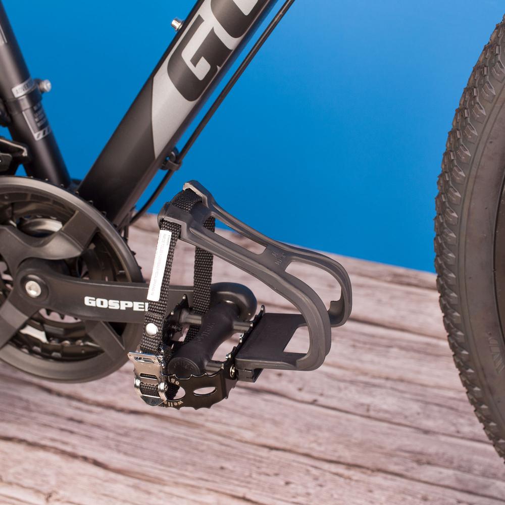 Foto 5 | Kit de Tracles con Correas para Bicicleta Genérico Spinning color Negro