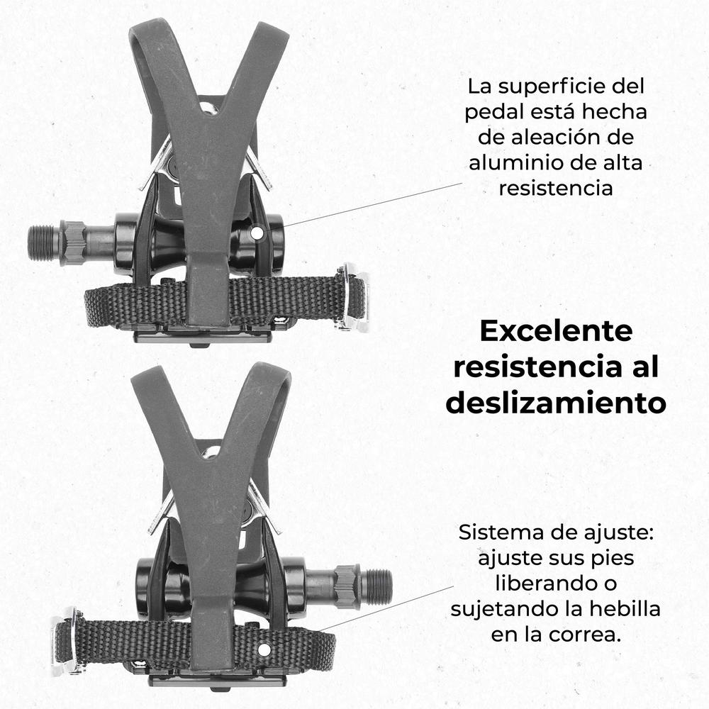 Foto 4 | Pedal de Carrera para Bicicleta Genérico de Aluminio Tocle Lu-209 color Negro