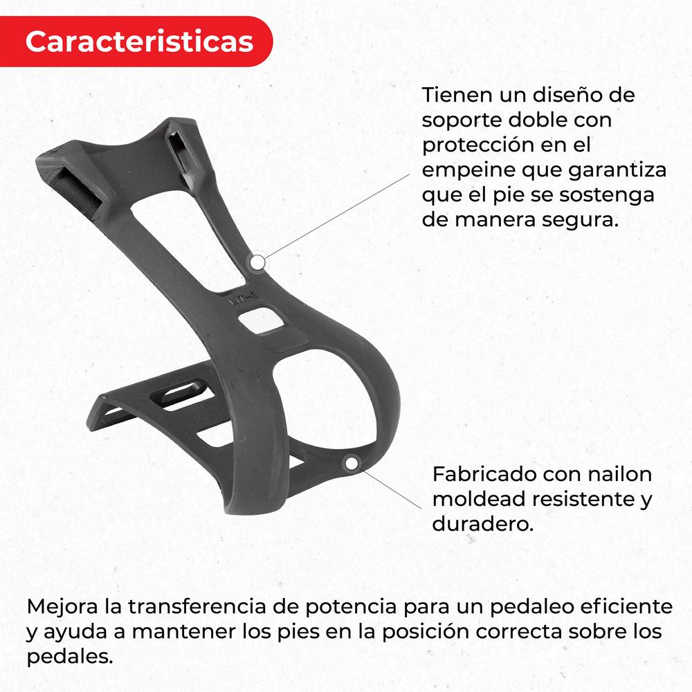 Foto 4 pulgar | Tocle De Pedal Para Bicicleta Generico Talla L Color Negro