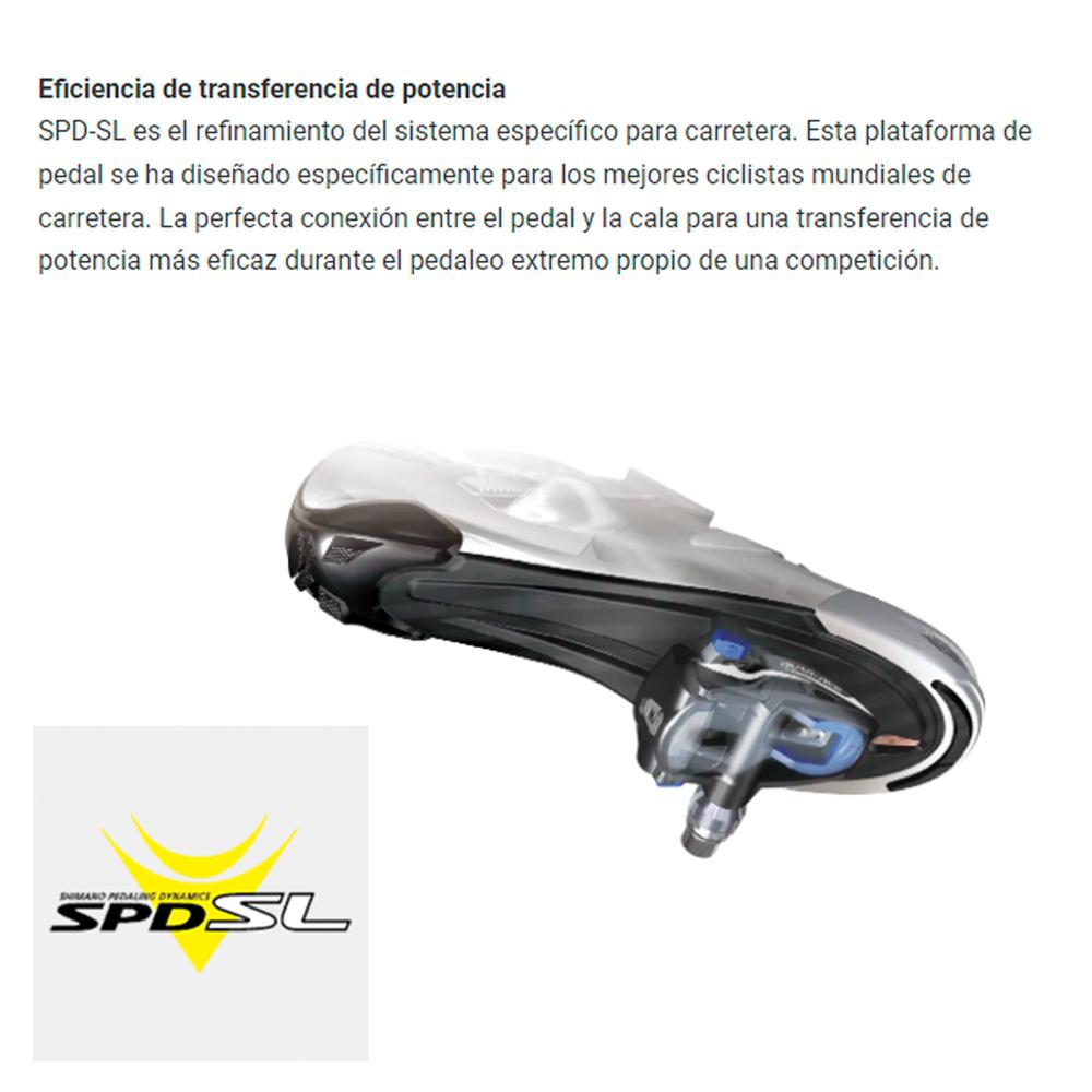 Foto 4 pulgar | Pedales para Bicicleta Shimano 9/16 Aluminio Pd-rs500 color Gris