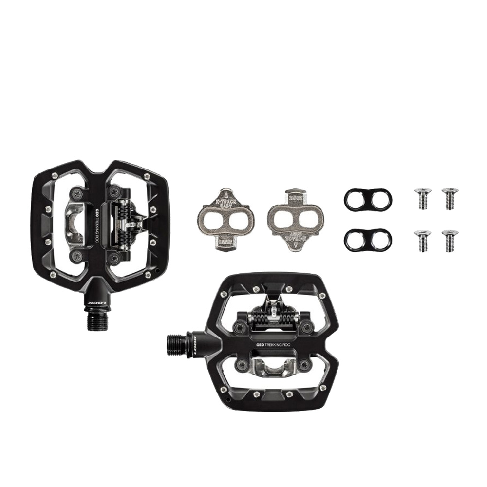Foto 2 pulgar | Pedales Plataforma Spd Geo Trekking Roc + Calas Bicicleta