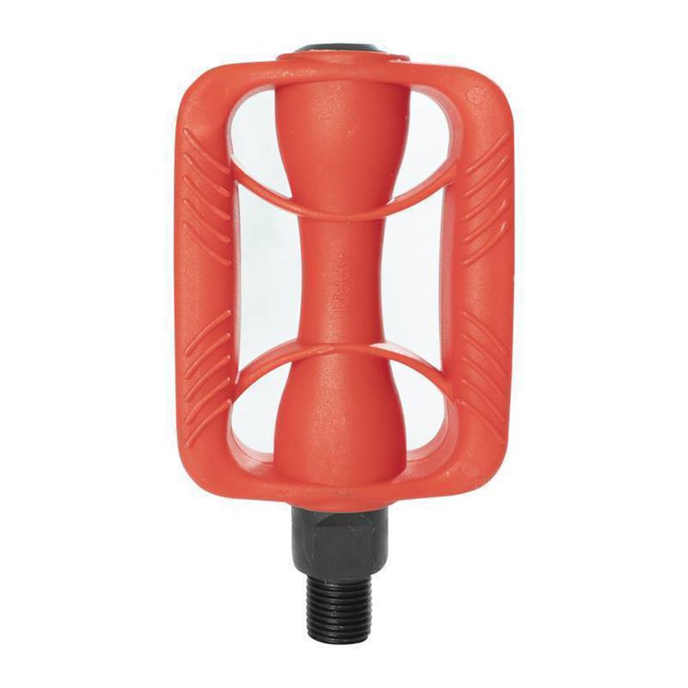 Pedal Bicicleta 9/16 Kiddy Rojo Antiderrapante Reflejante
