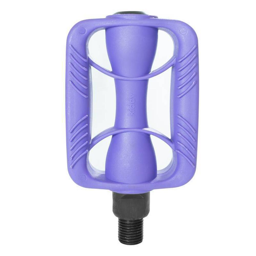 Pedal Bicicleta 9/16 Kiddy Morado Antiderrapante Reflejante