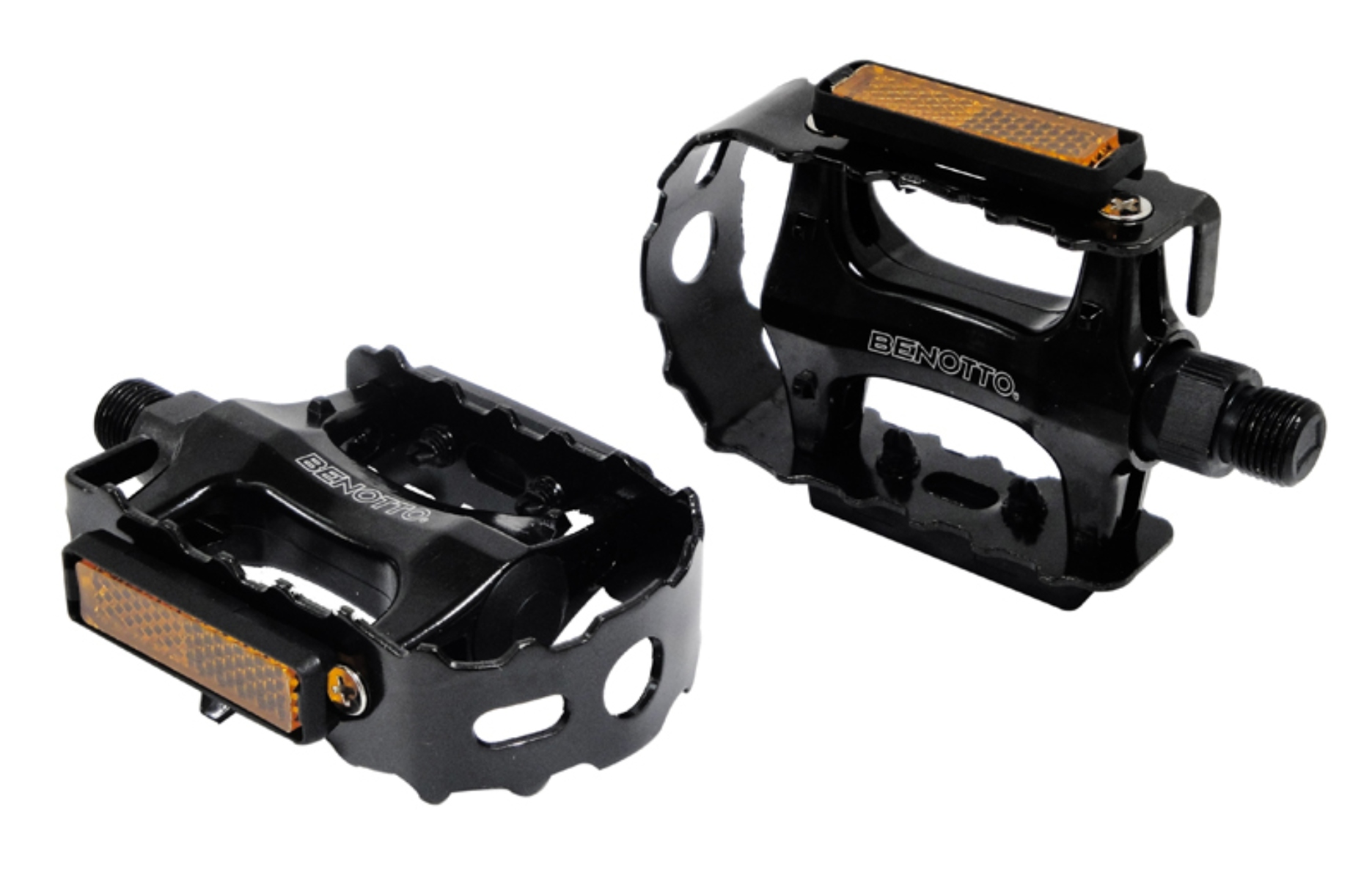 Pedal Bicicleta Nwl-90r 9/16 Acero/aluminio Negro Benotto