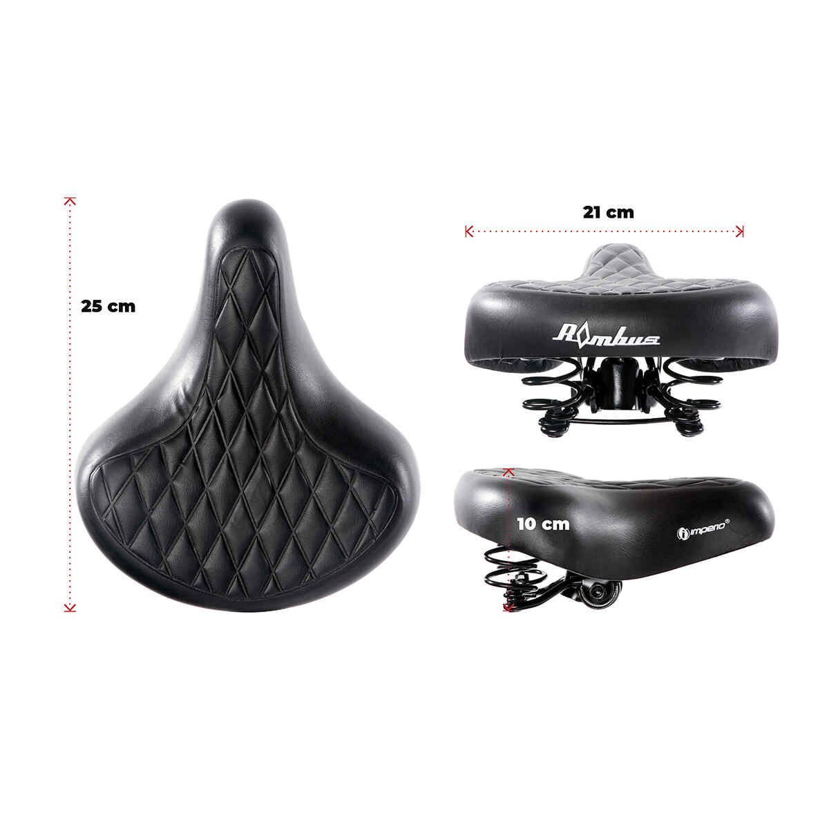 Foto 3 pulgar | Paquete 5 Asientos Para Bicicleta Crusier Ultra Confortable Negro