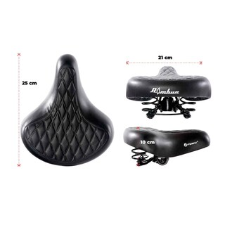 Foto 2 | Paquete 5 Asientos Para Bicicleta Crusier Ultra Confortable Negro