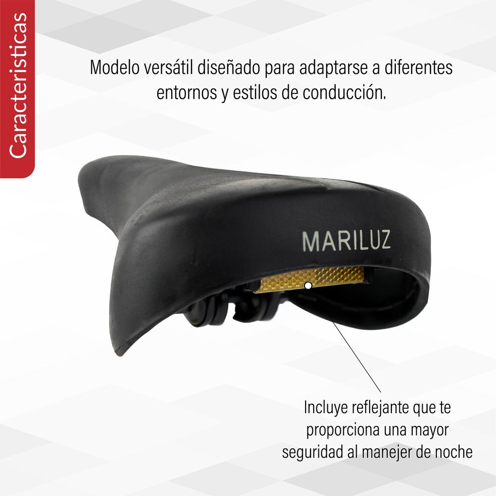 Foto 5 pulgar | Asiento para Bicicleta Mariluz Mtb Reflejante Sl-1093 color Negro