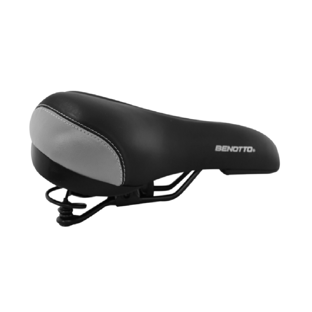 Foto 3 pulgar | Asiento Bicicleta Urbano City Benotto Negro/plata Broche