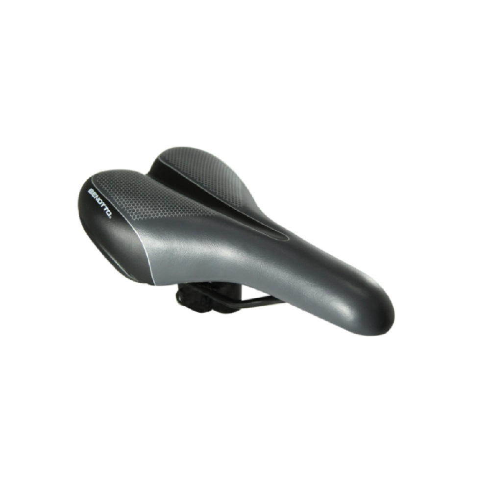 Asiento Benotto Gris para Bicicleta de Montaña con Broche AT-1005