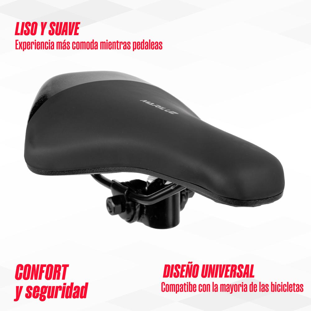 Foto 4 pulgar | Asiento Para Bicicleta Bmx Negro Gris Wl-3478 Mariluz