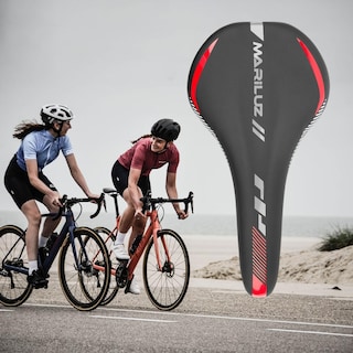Foto 6 | Asiento Para Bicicleta Mtb Negro Rojo Wl-1138-1 Mariluz