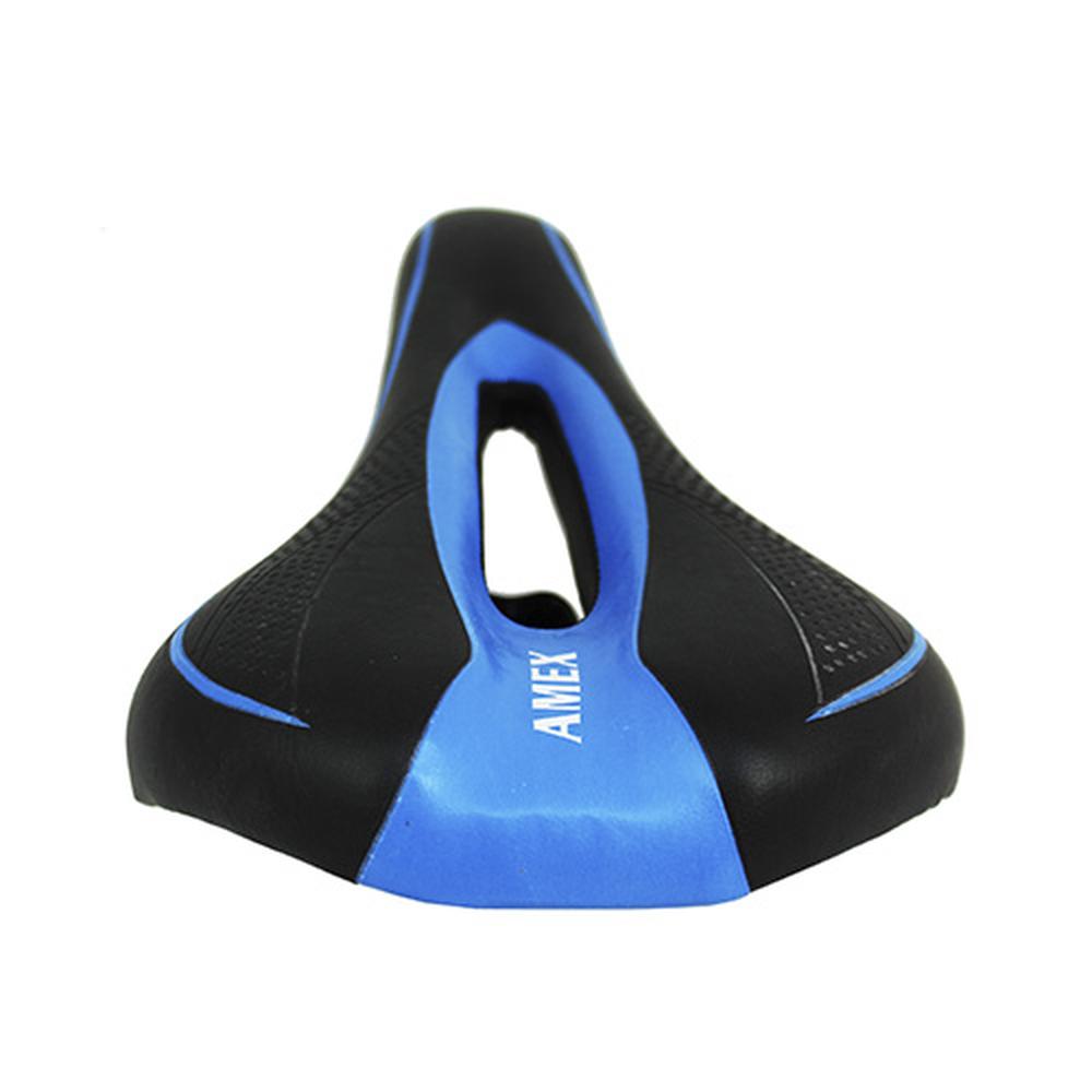 Foto 3 pulgar | Asiento Para Bicicleta Mtb Ruta Amex Azul Rojo Generico