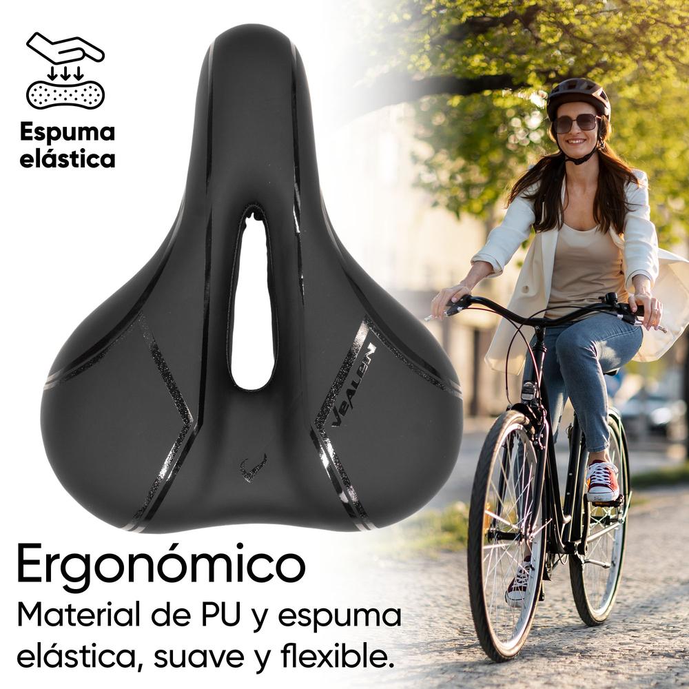 Foto 4 | Asiento Acolchado De Alta Densidad Para Bicicleta Con Led