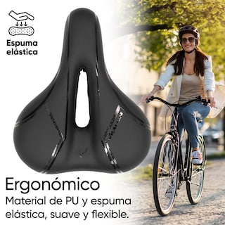 Foto 4 | Asiento Acolchado De Alta Densidad Para Bicicleta Con Led