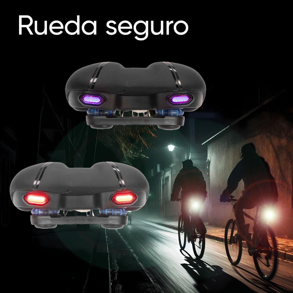Foto 6 pulgar | Asiento Acolchado De Alta Densidad Para Bicicleta Con Led