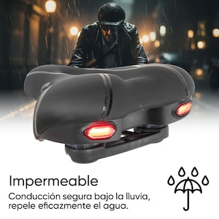 Foto 6 | Asiento Acolchado De Alta Densidad Para Bicicleta Con Led