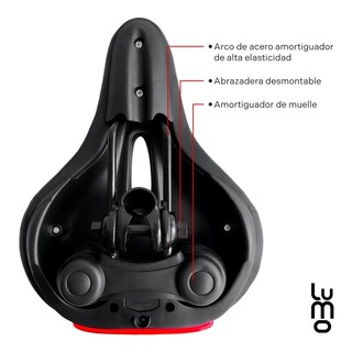 Foto 6 | Sillin Asiento Bici Luz Ergonomico Comfortable Impermeble