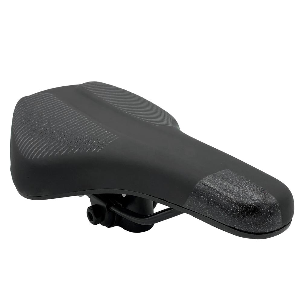 Foto 2 pulgar | Asiento Sillin Cojin Bicicleta Ancho Suave Negro Mariluz