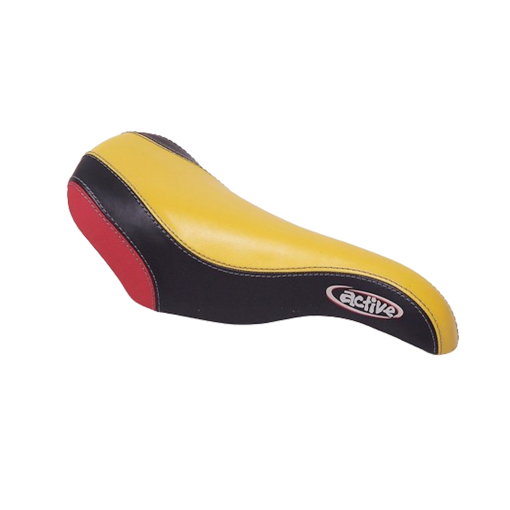 Foto 2 pulgar | Asiento Mtb R26 Rojo/amarillo Fm-2778 S/broche Active