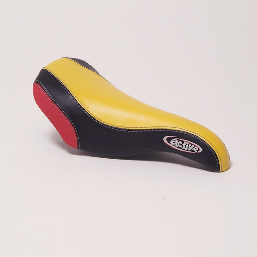 Foto 3 pulgar | Asiento Mtb R26 Rojo/amarillo Fm-2778 S/broche Active
