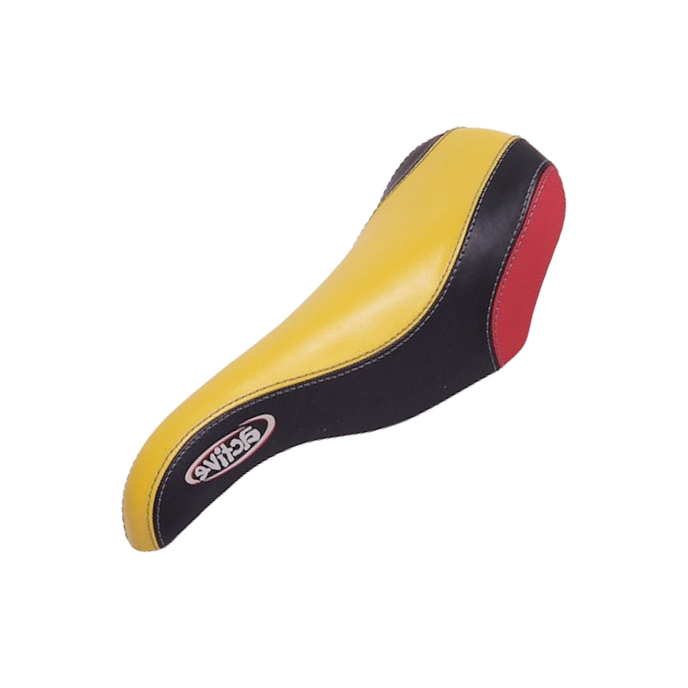 Foto 4 pulgar | Asiento Mtb R26 Rojo/amarillo Fm-2778 S/broche Active
