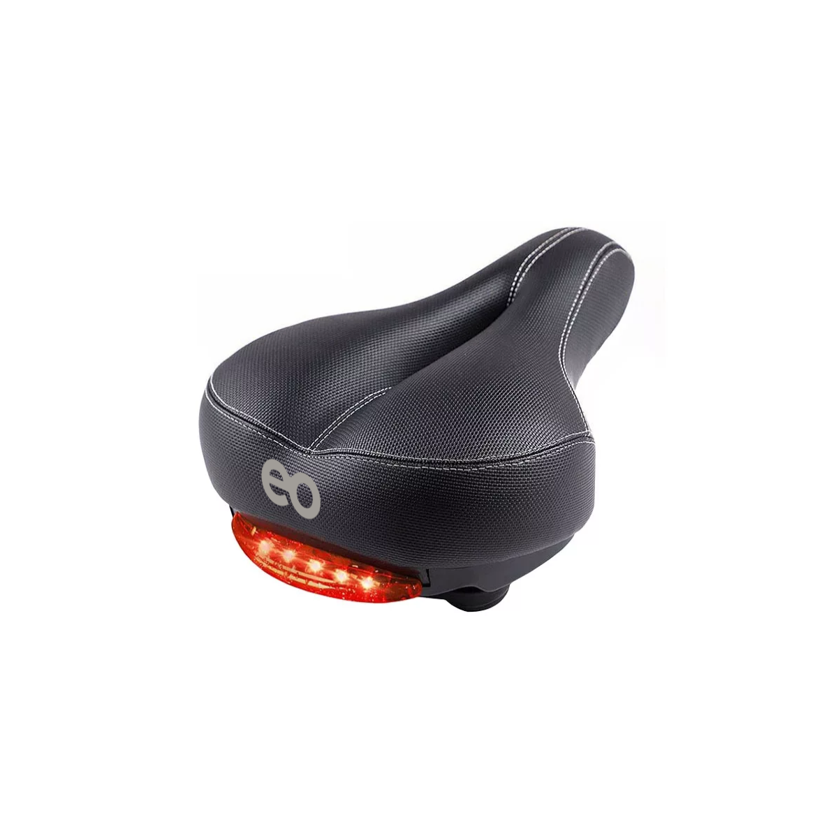 Foto 1 | Asiento De Bicicleta Cómodo Con Cojín Suave Y Luz Trasera Eo Safe Imports Esi-7385-1 Negro