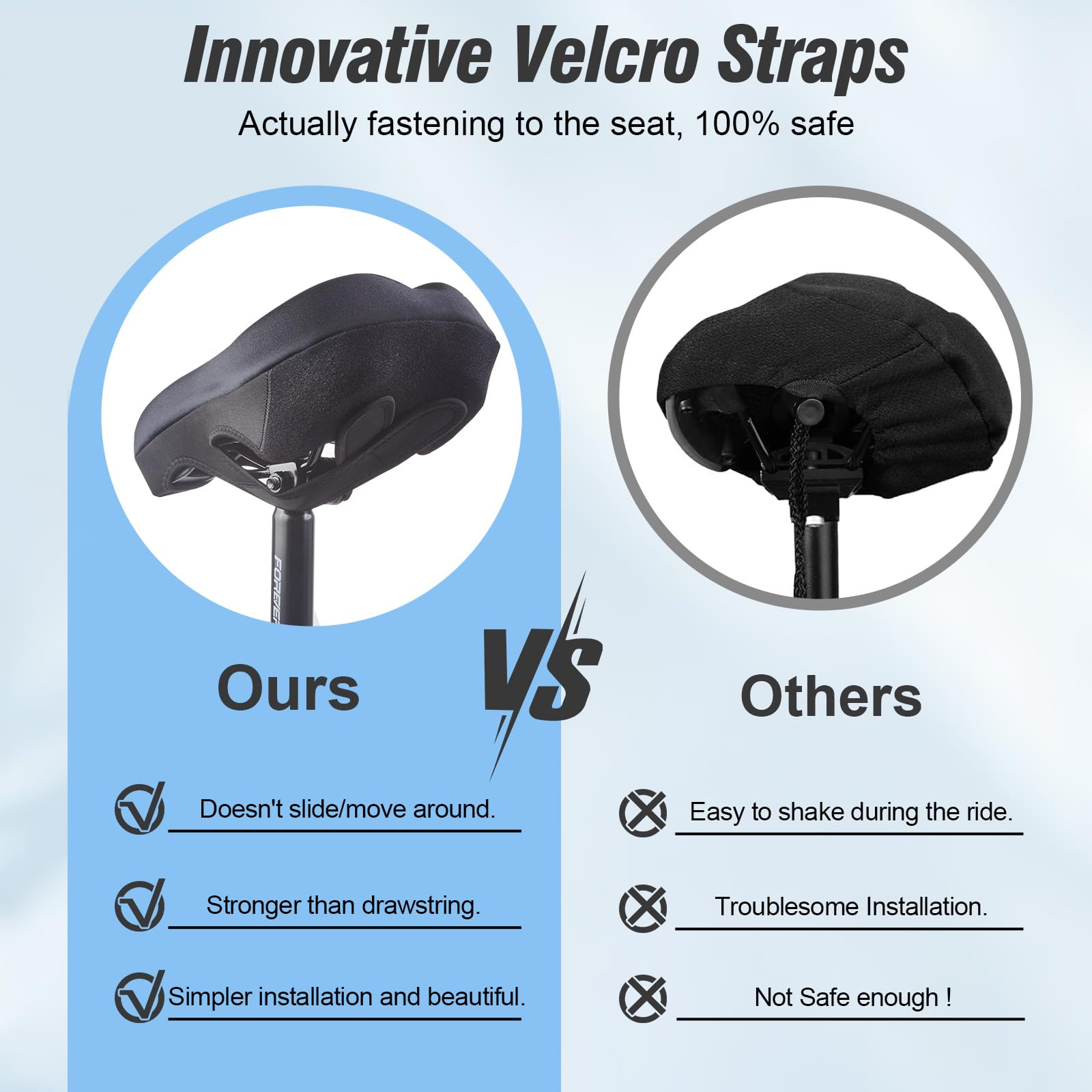 Foto 4 pulgar | Cojín De Asiento De Bicicleta Zacro Acolchado En Gel Para Hombres Y Mujeres - Venta Internacional.