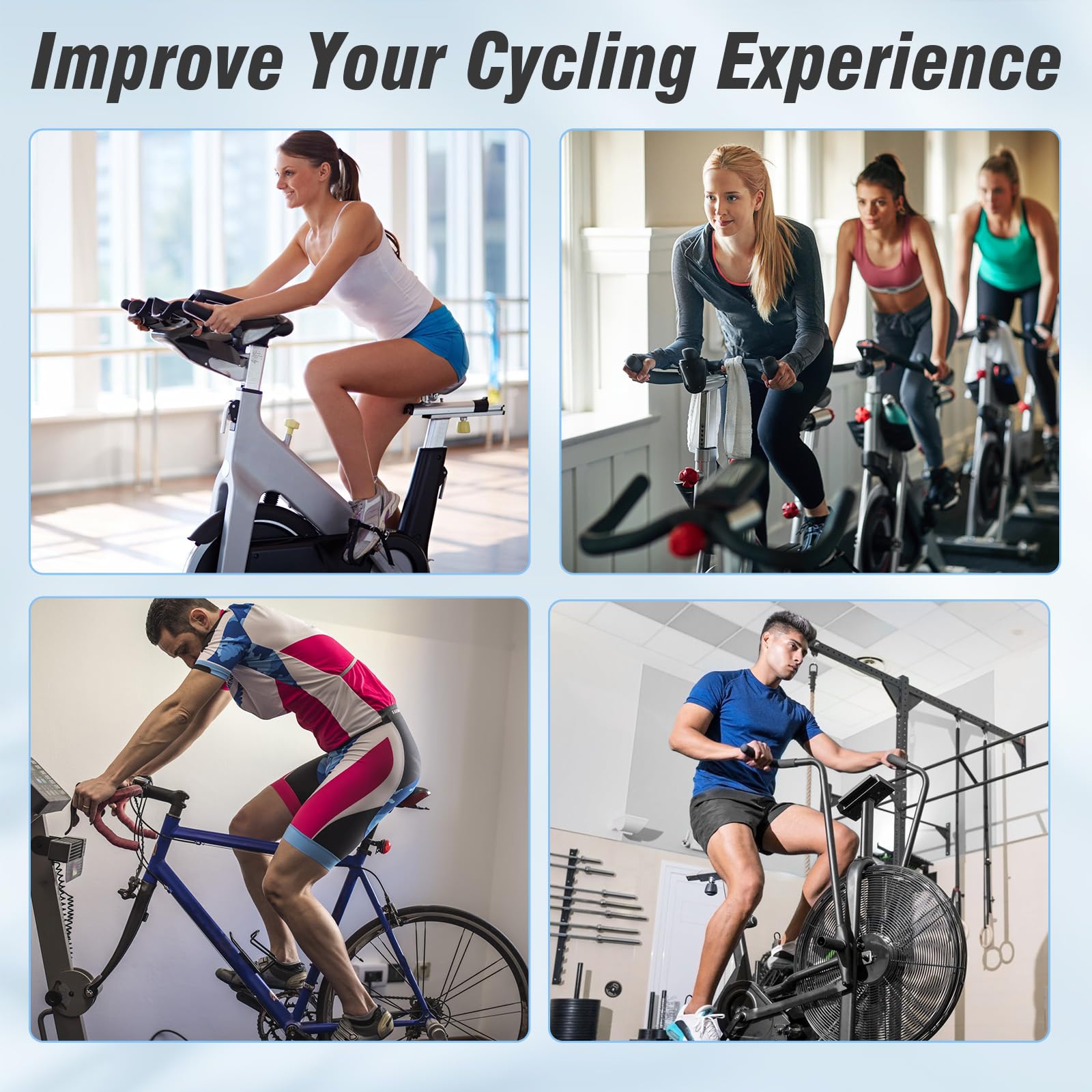 Foto 7 pulgar | Cojín De Asiento De Bicicleta Zacro Acolchado En Gel Para Hombres Y Mujeres - Venta Internacional.