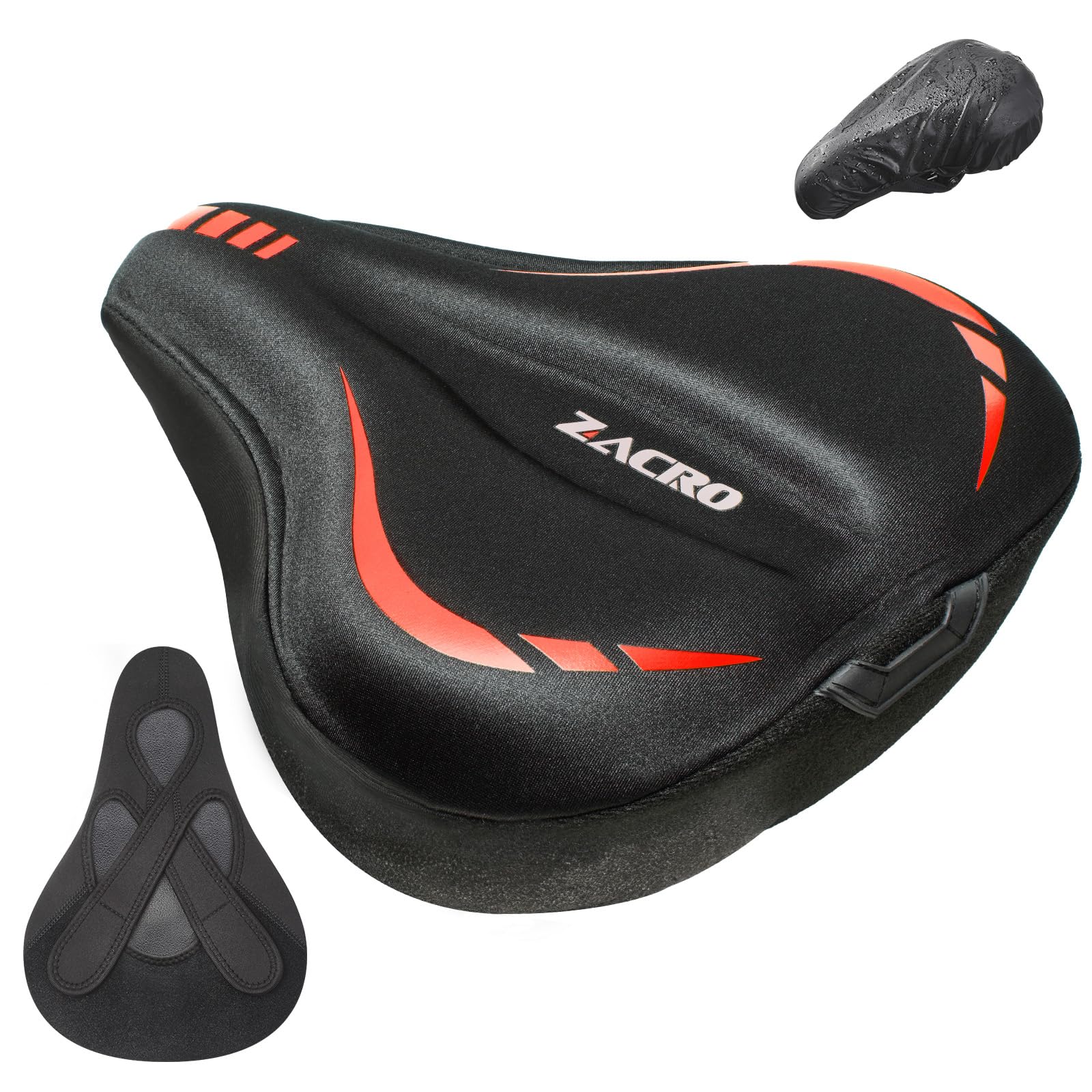 Foto 2 pulgar | Cojín De Asiento De Bicicleta Zacro Acolchado En Gel Para Hombres Y Mujeres - Venta Internacional.