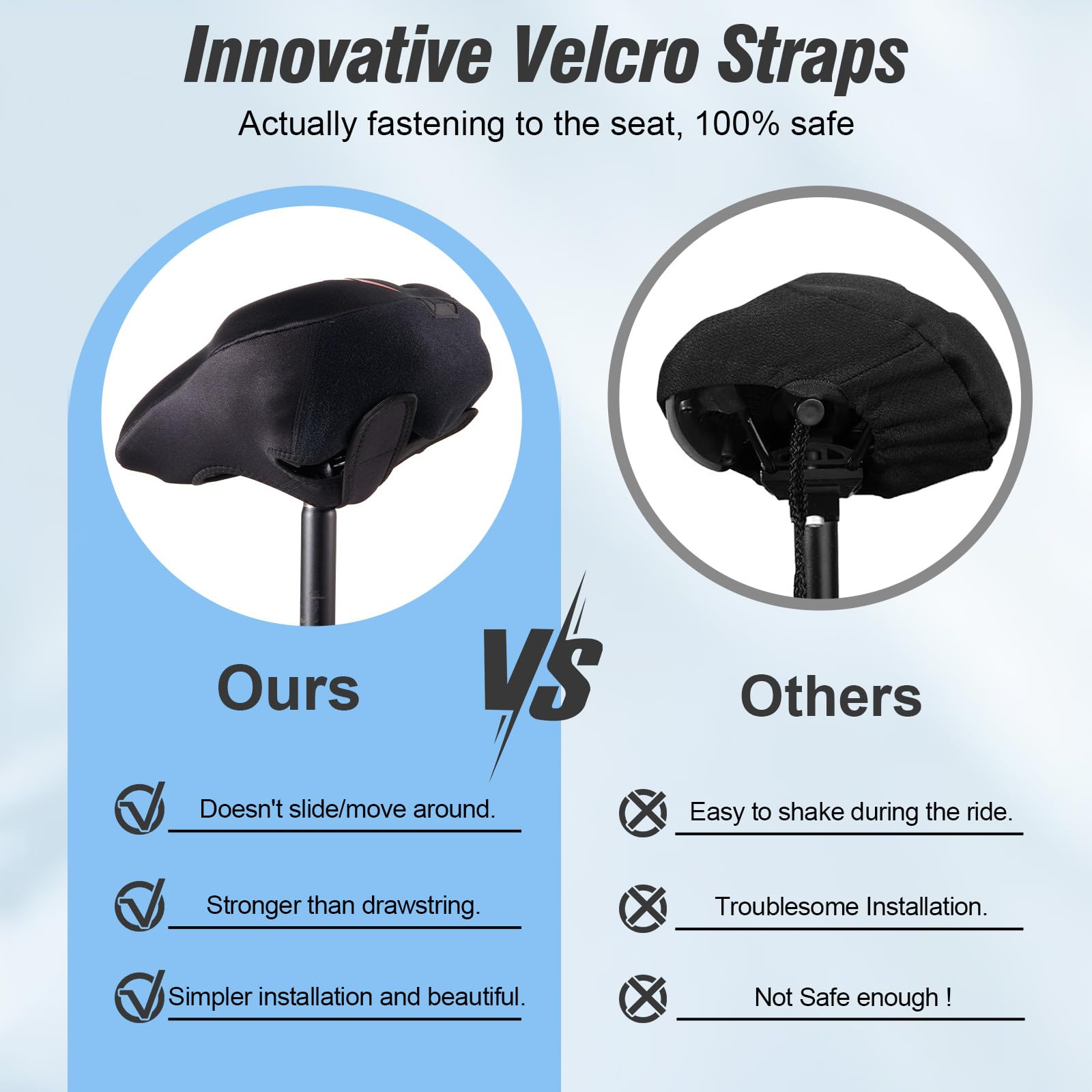 Foto 4 pulgar | Cojín De Asiento De Bicicleta Zacro Acolchado En Gel Para Hombres Y Mujeres - Venta Internacional.