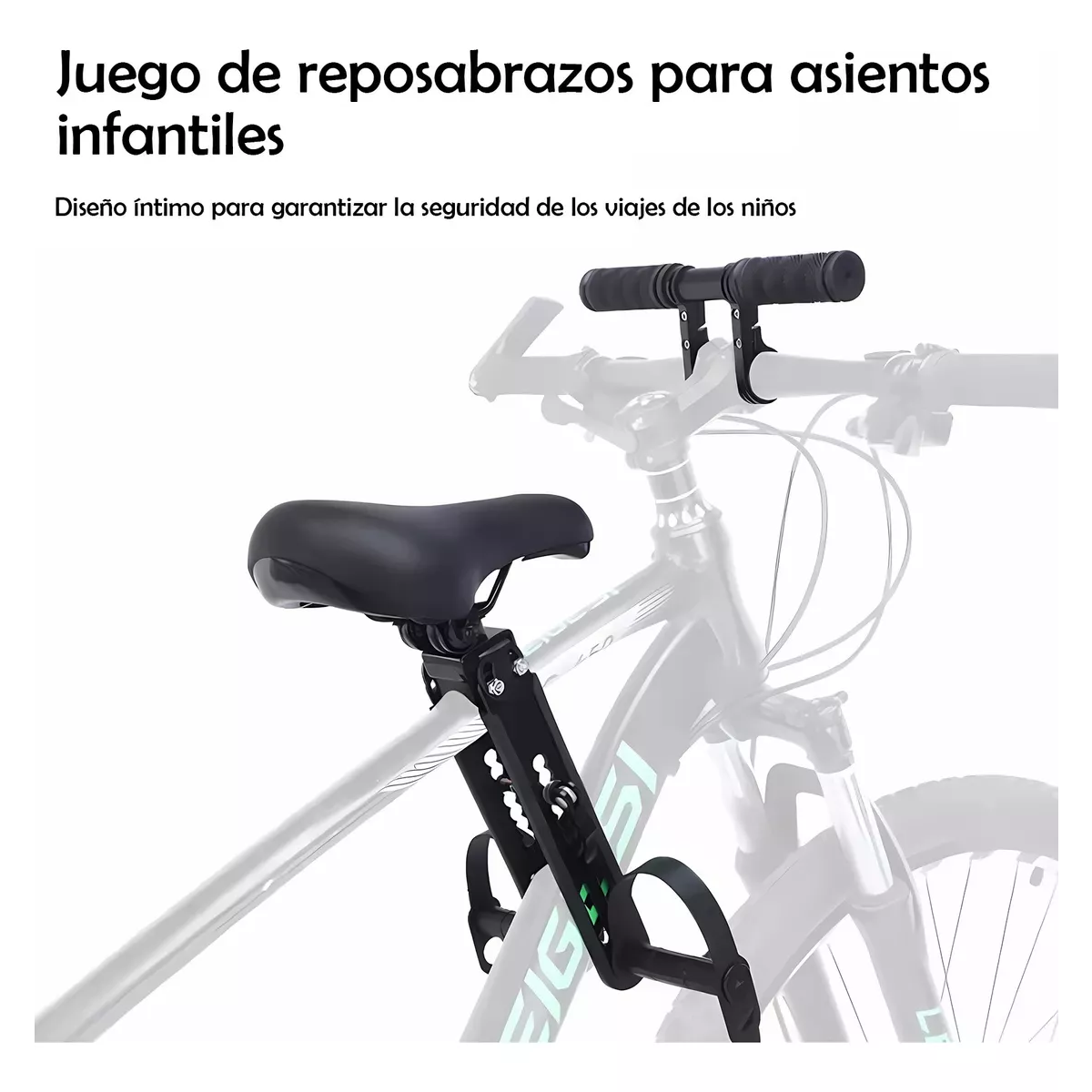 Foto 2 | Sillín Frontal Universal P/bicicleta De Niños Eo Safe Imports Esi-10634-1 Negro