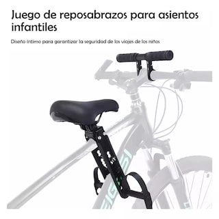Foto 2 | Sillín Frontal Universal P/bicicleta De Niños Eo Safe Imports Esi-10634-1 Negro