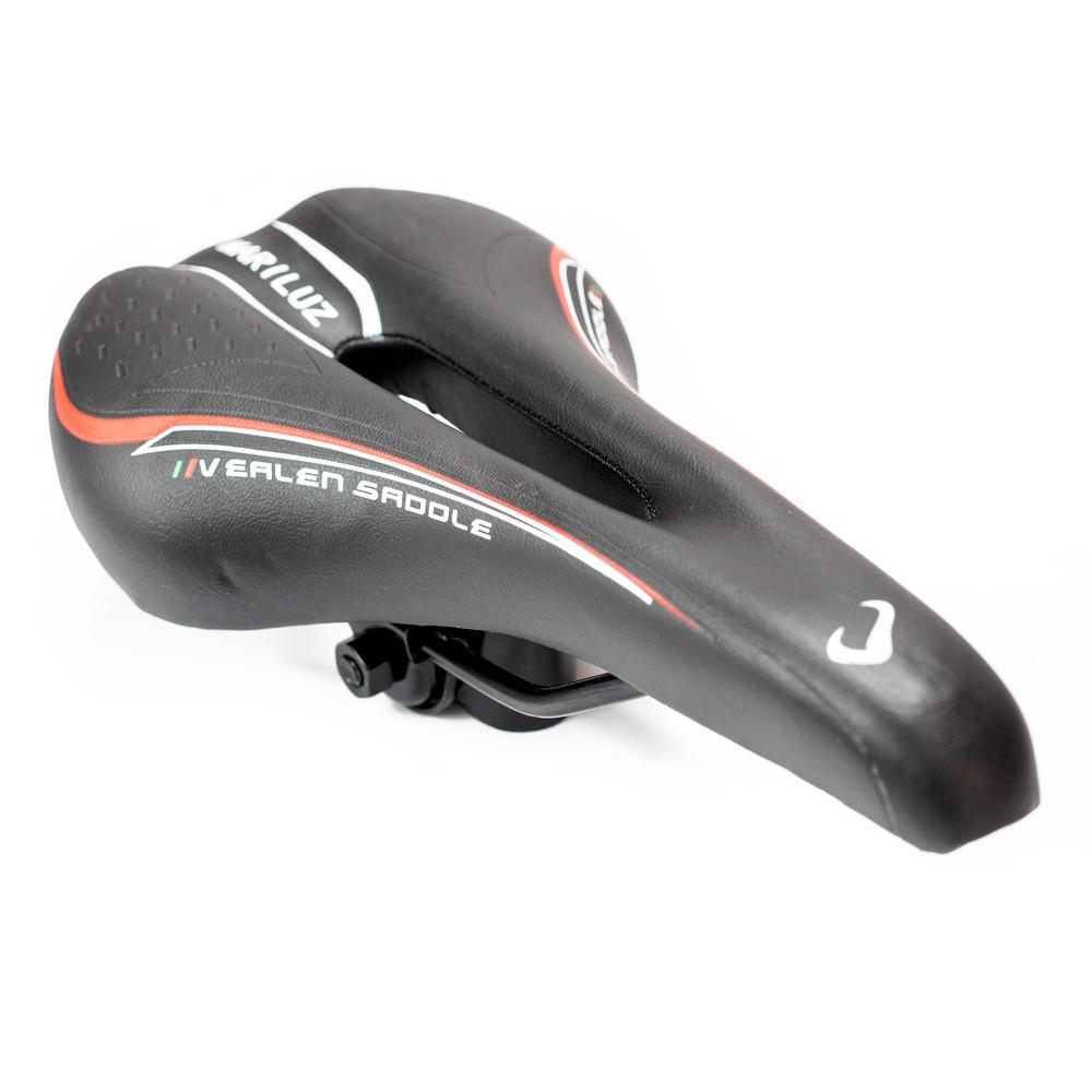 Foto 2 pulgar | Asiento Para Bicicleta Carrera Wl-1090a-4 Blanco Rojo Vealen