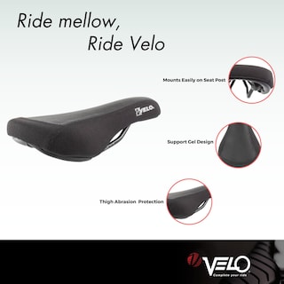 Foto 6 | Sillín De Bicicleta Velo Bmx Gel Negro, 247 X 137 Mm, Para Estilo Libre - Venta Internacional.