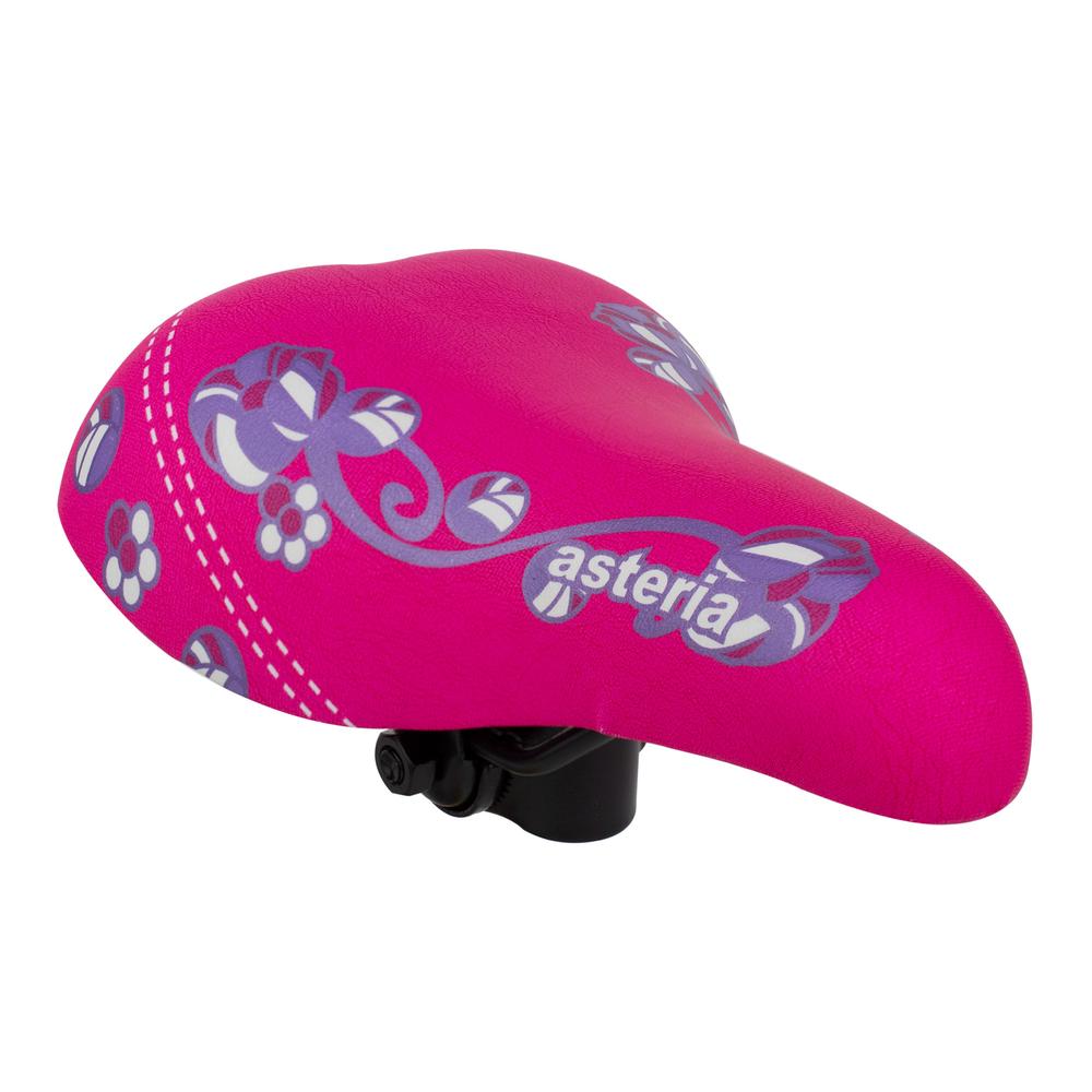 Foto 2 pulgar | Asiento para Bicicleta Infantil Rosa con Flores Bmx