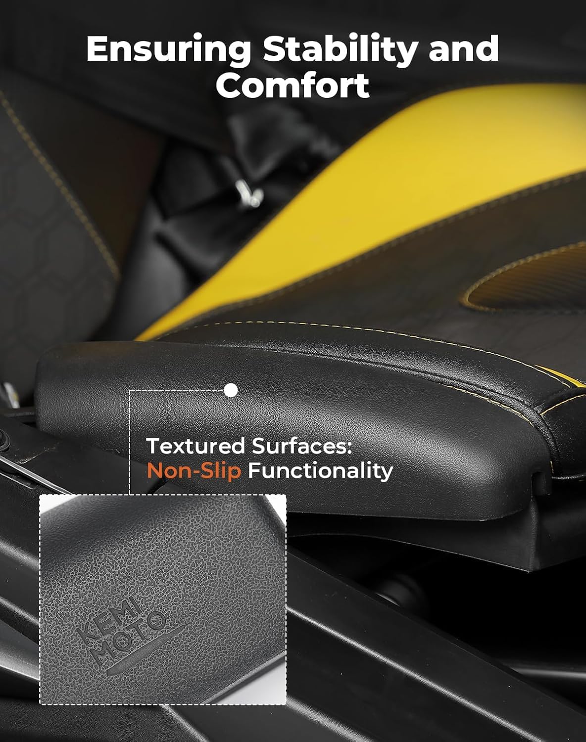Foto 5 pulgar | Conjunto De Almohadillas Laterales De Asiento Kemimoto Para Can-am Maverick X3 Max - Venta Internacional.