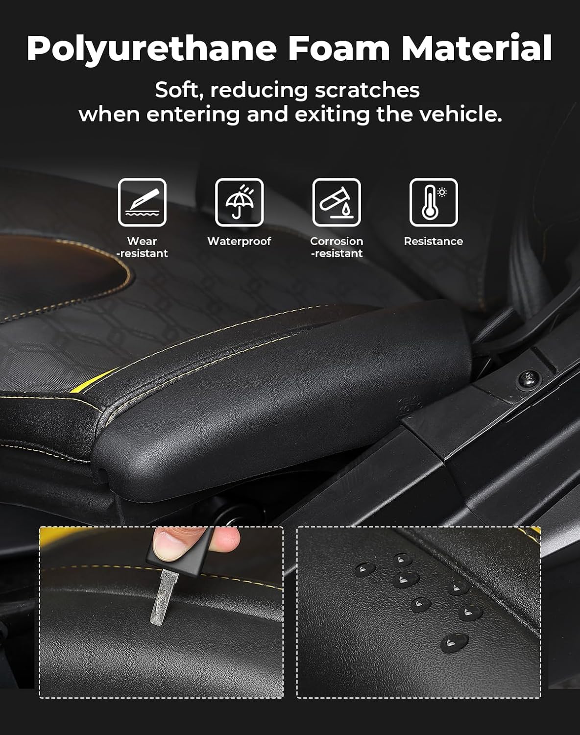 Foto 6 pulgar | Conjunto De Almohadillas Laterales De Asiento Kemimoto Para Can-am Maverick X3 Max - Venta Internacional.