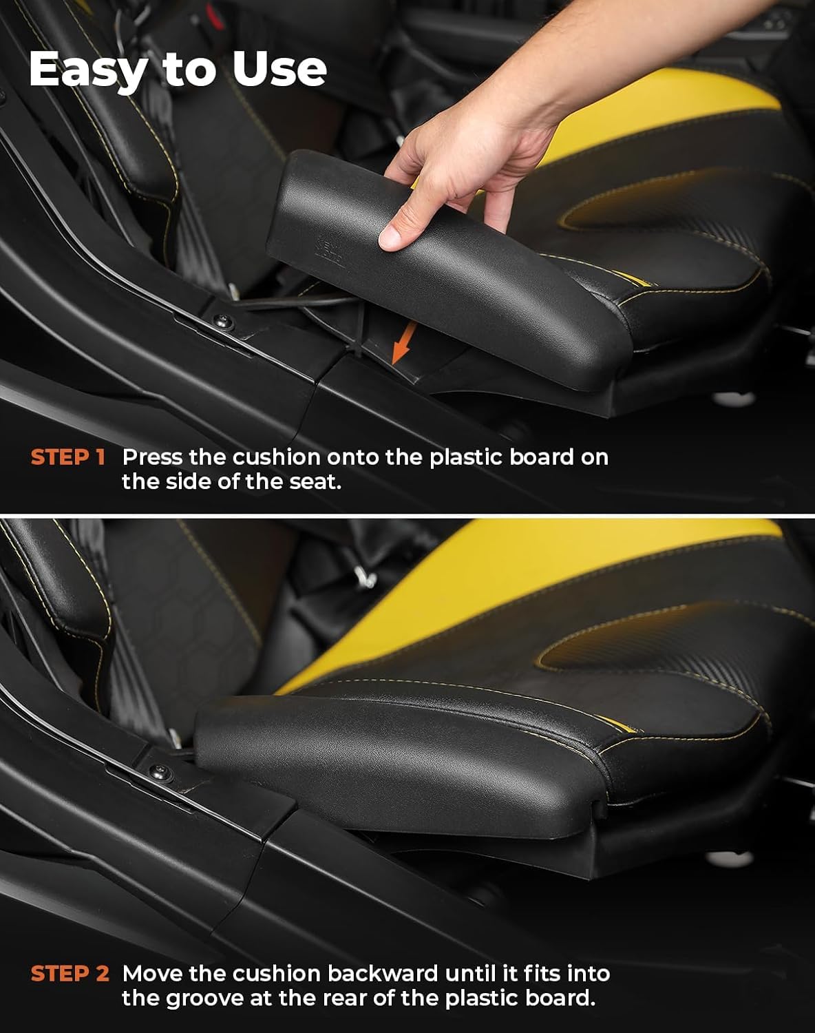 Foto 8 pulgar | Conjunto De Almohadillas Laterales De Asiento Kemimoto Para Can-am Maverick X3 Max - Venta Internacional.