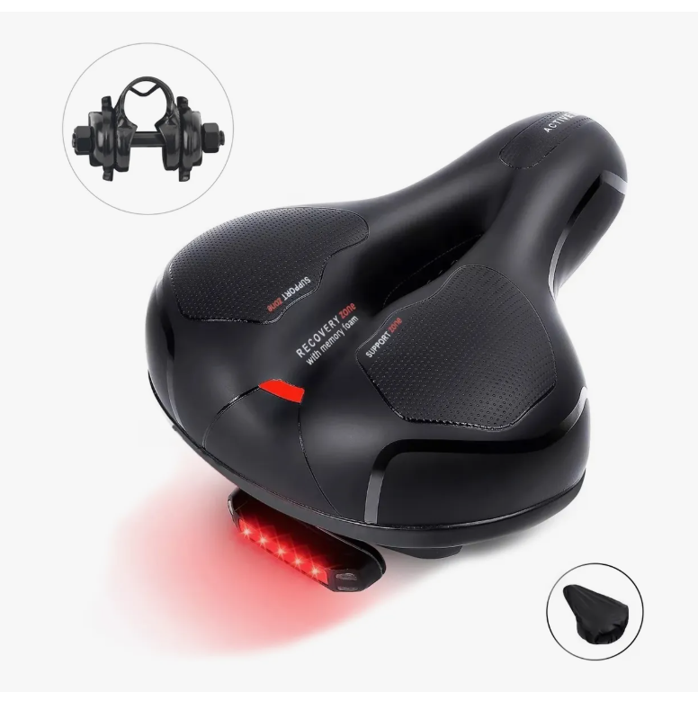 Foto 1 | Asiento Xtellar De Bicicleta Cómodo Con Cojín Suave Con Luz Trasera