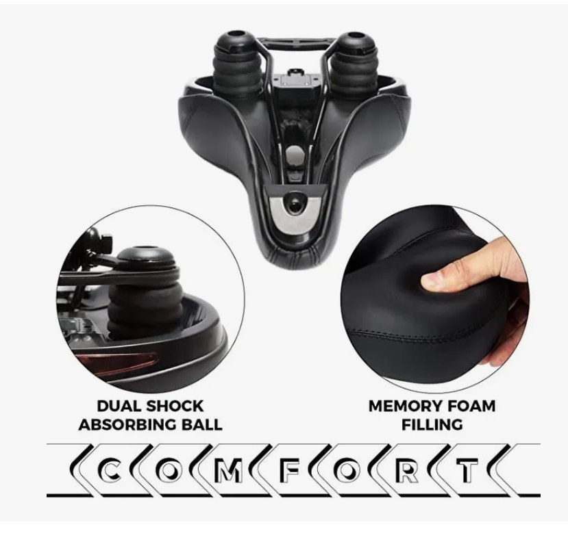 Foto 4 pulgar | Asiento Xtellar De Bicicleta Cómodo Con Cojín Suave Con Luz Trasera